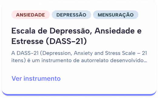 Escala de Depressão, Ansiedade e Estresse (DASS-21)