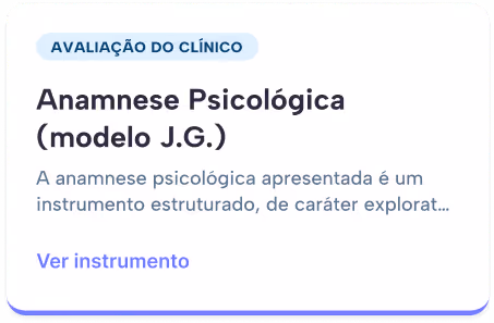Anamnese Psicológica